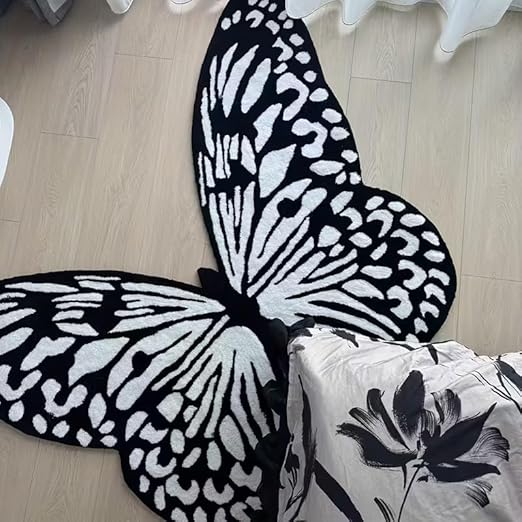 AESTHETIC BUTTERFLY FLOOR RUG