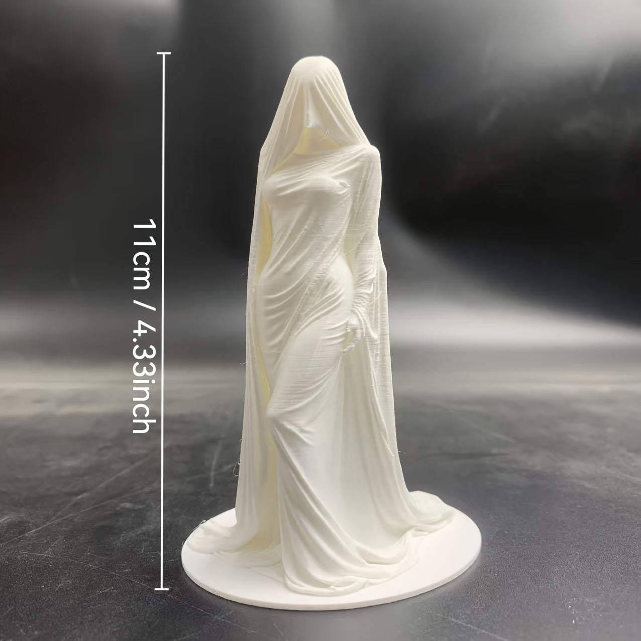 Tnessential Three-dimensional Masked Mysterious Lady Model Statue 3D Decor