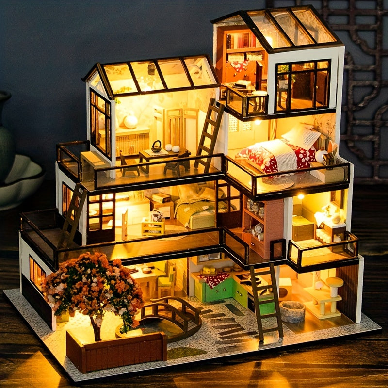 Tnessential Miniatures Tiny Houses 3D Puzzle Art House 3D Decor