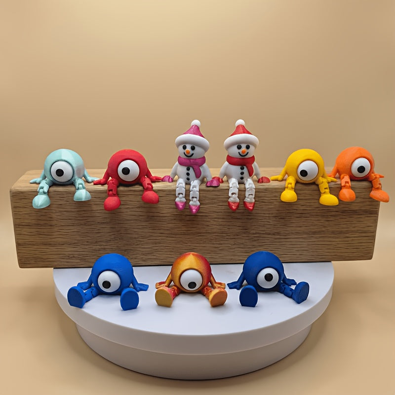 Tnessential Collectible Figurines 1pc\u002f2pcs Random Color Combination 3D Decor