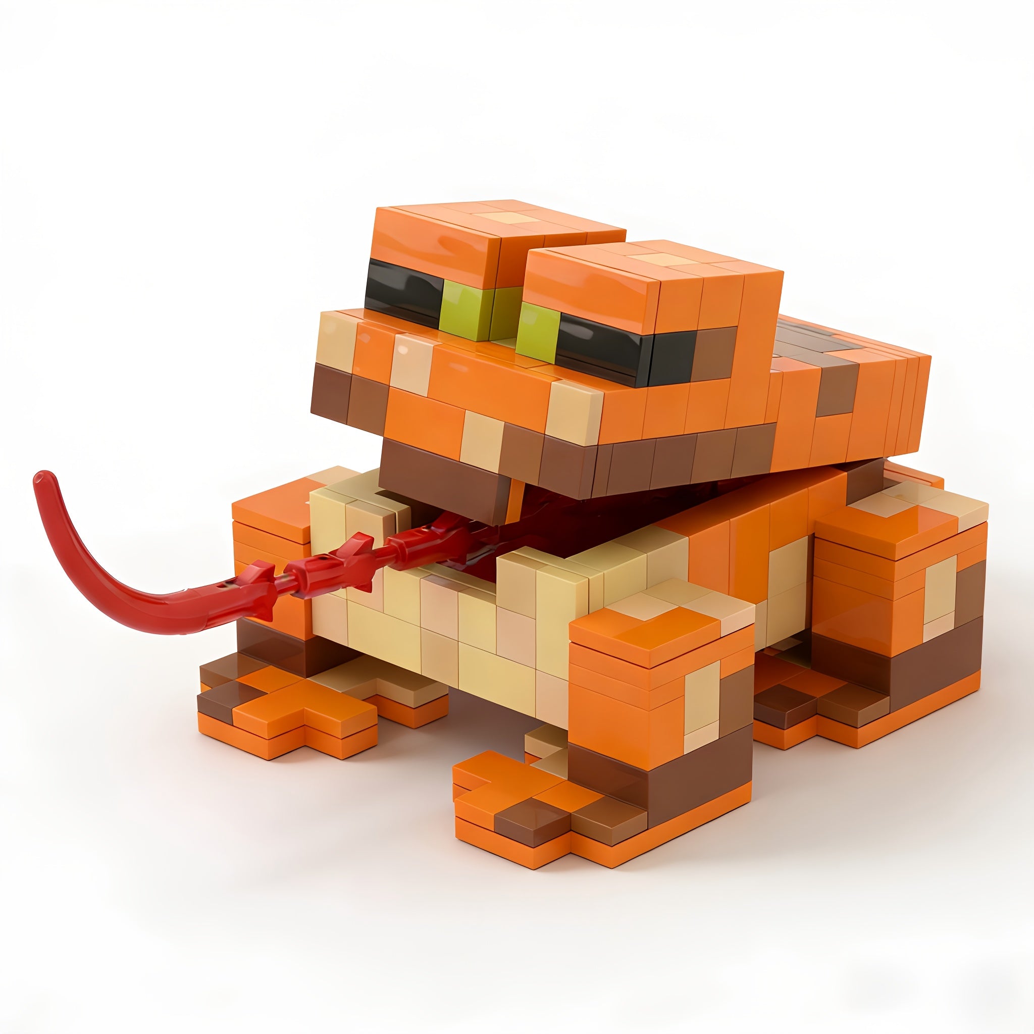 Tnessential Pixel Poseable Frog Building Set 3D Decor