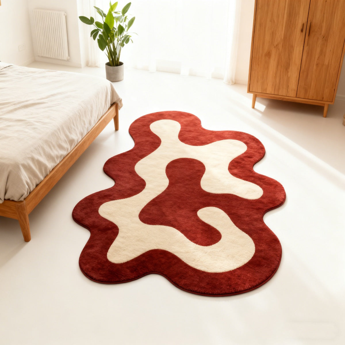 CREAM IRREGULAR 30 RUG view 2