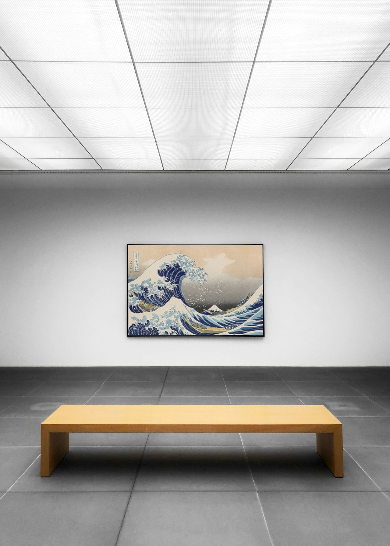 THE GREAT WAVE KATSUSHIKA HOKUSAI CANVAS POSTER