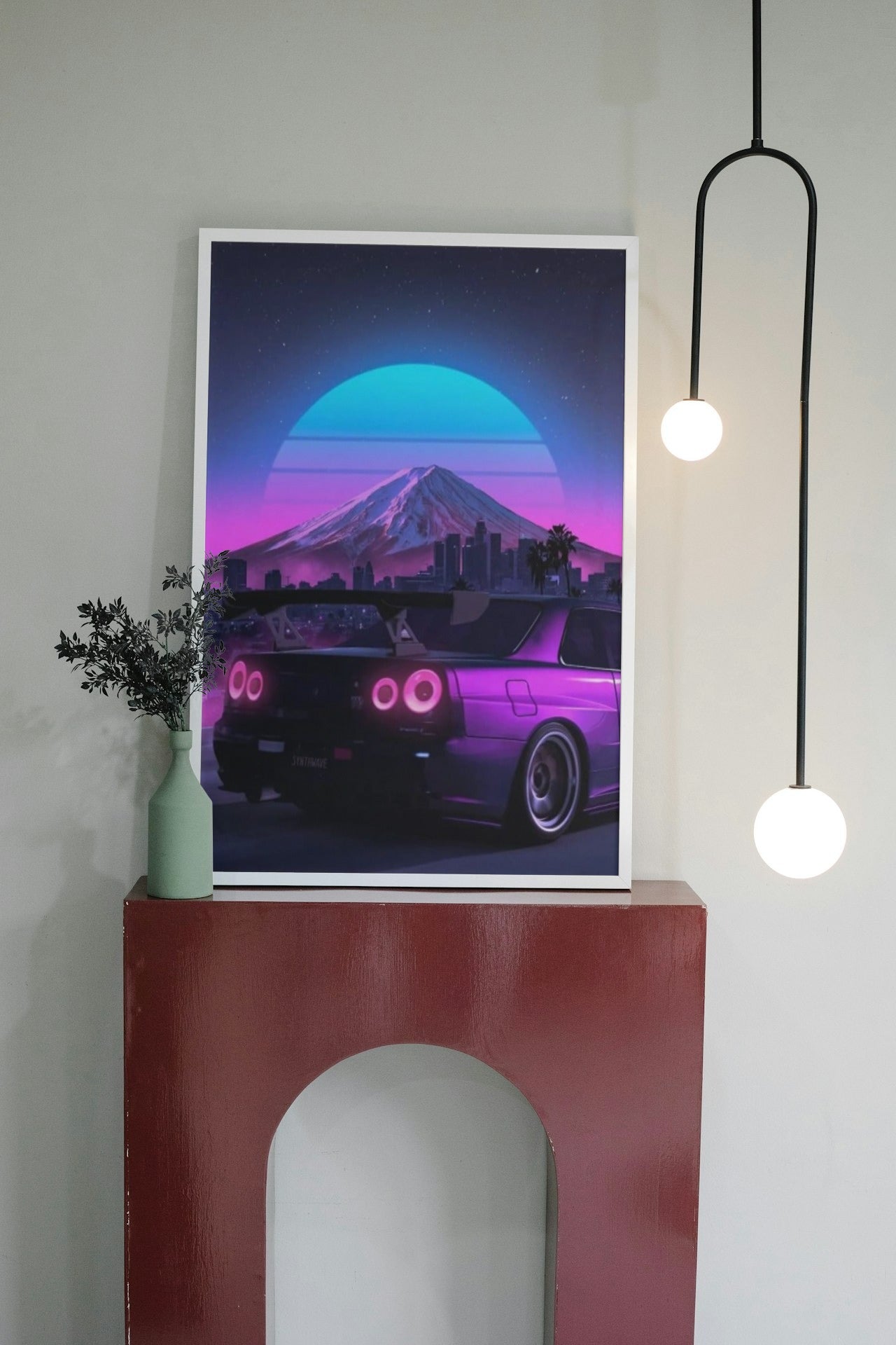 NISSAN GTR JDM CAR CANVAS POSTER