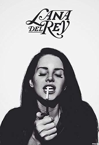 LANA DEL RAY SMOKING CANVAS POSTER