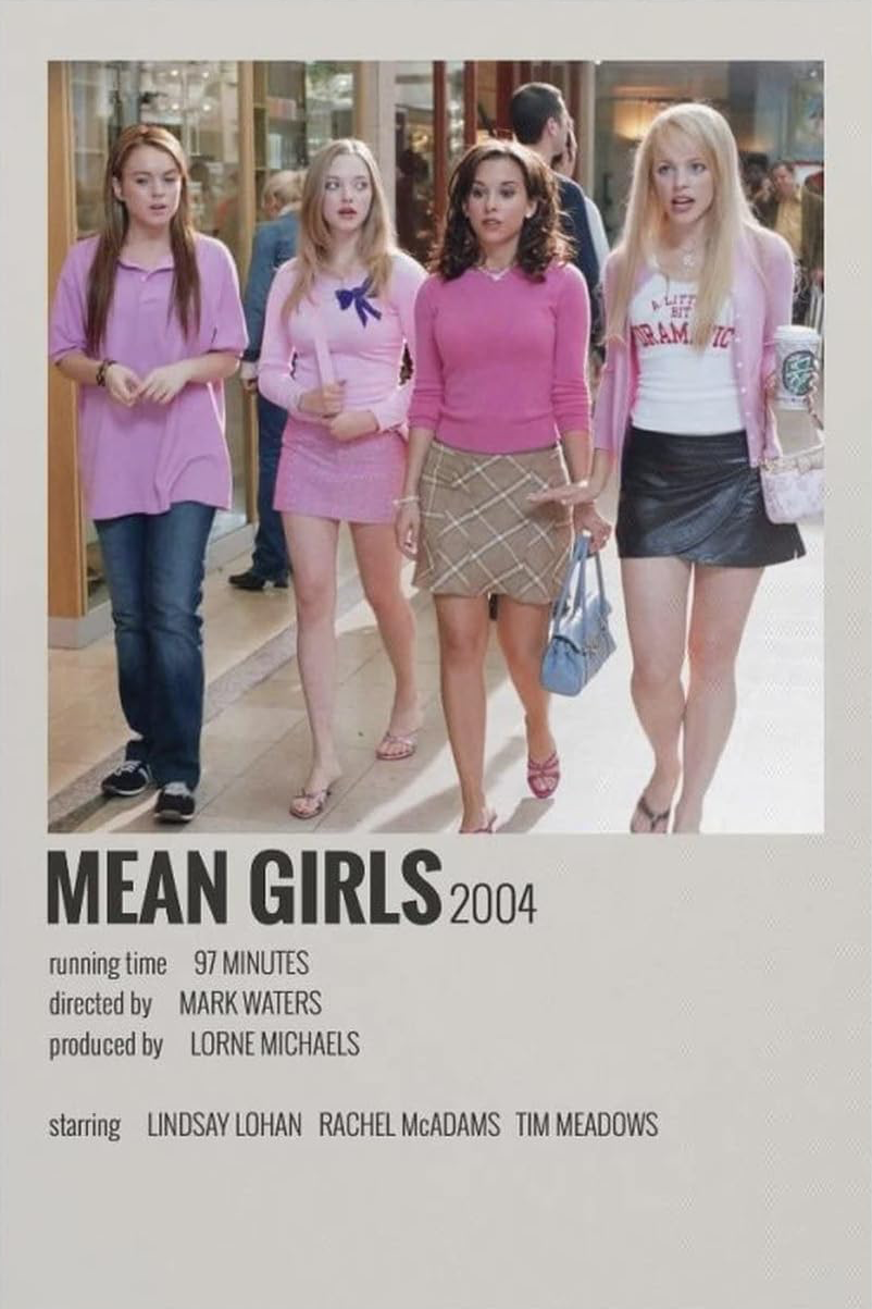 MEAN GIRLS MOVIE CANVAS POSTER