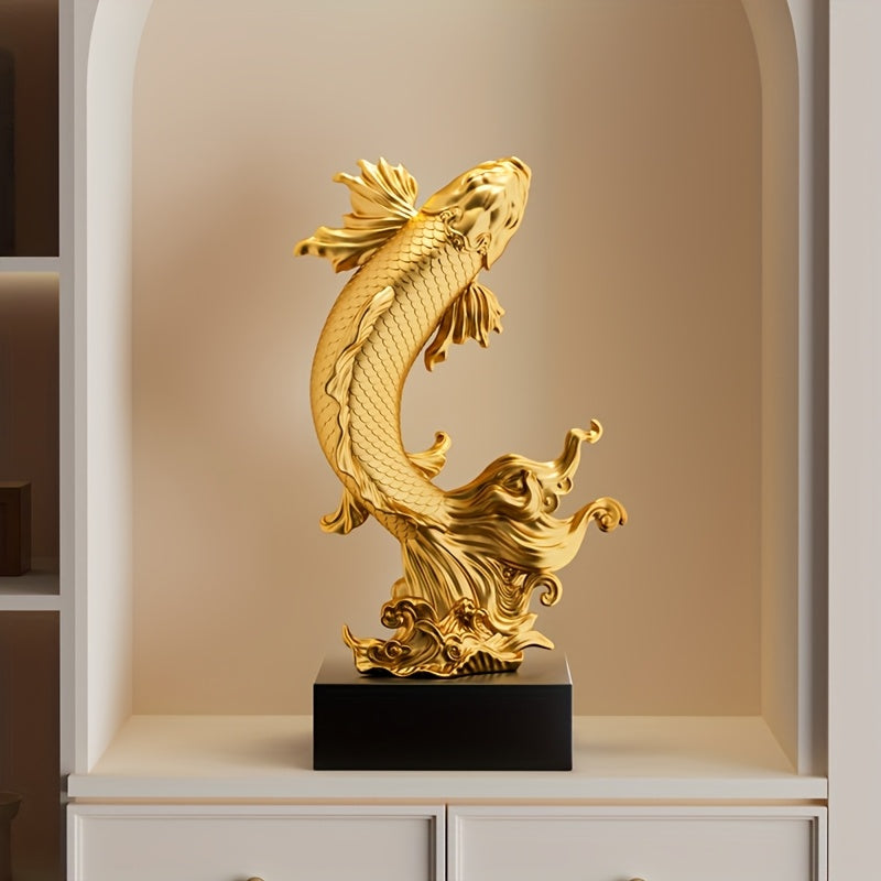 Tnessential Creative Arowana Sculpture Ornament 3D Decor