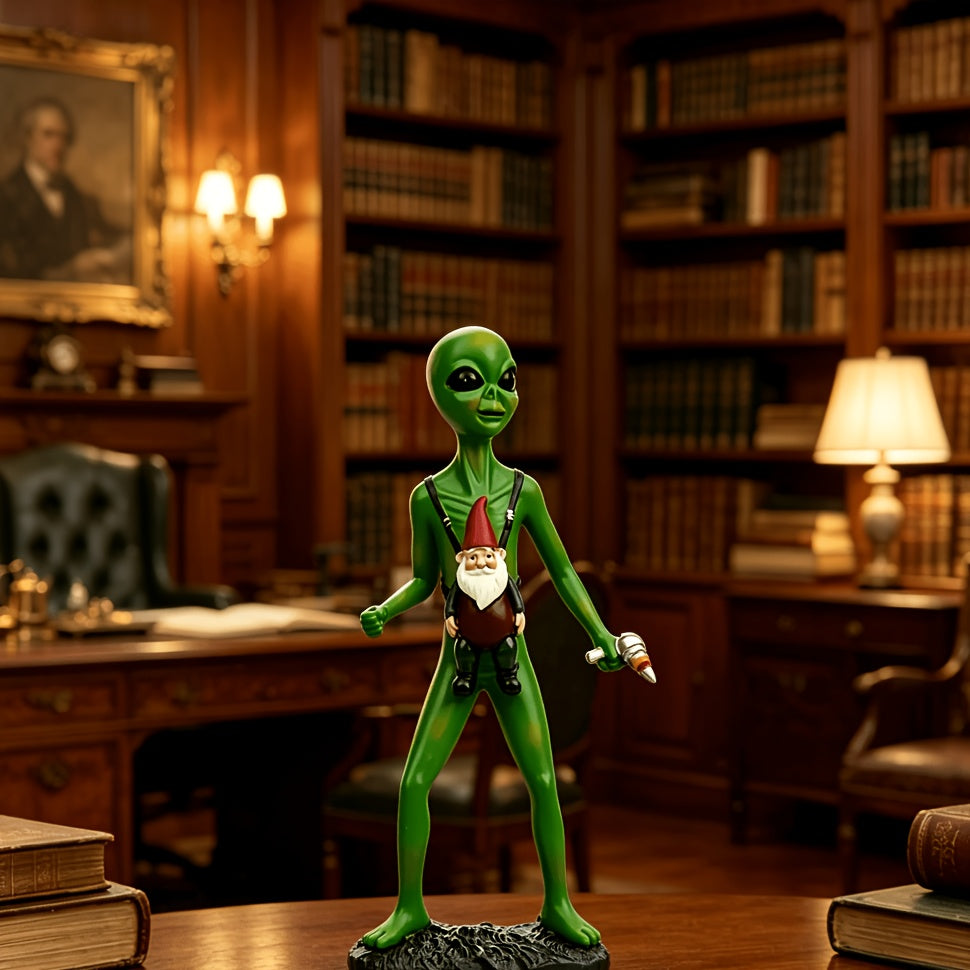 Tnessential Alien Statue Resin Figure 3D Decor