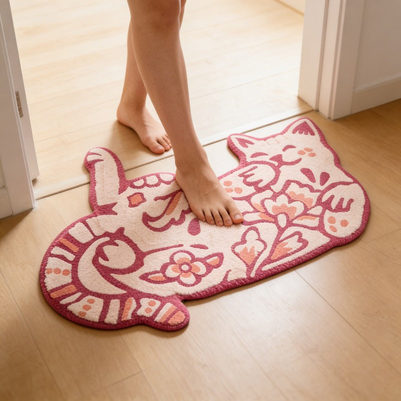 PINK CAT 3 RUG view 7