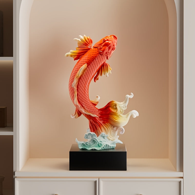 Tnessential Creative Animal Statue Ornament in the Shape of a Leaping 3D Decor