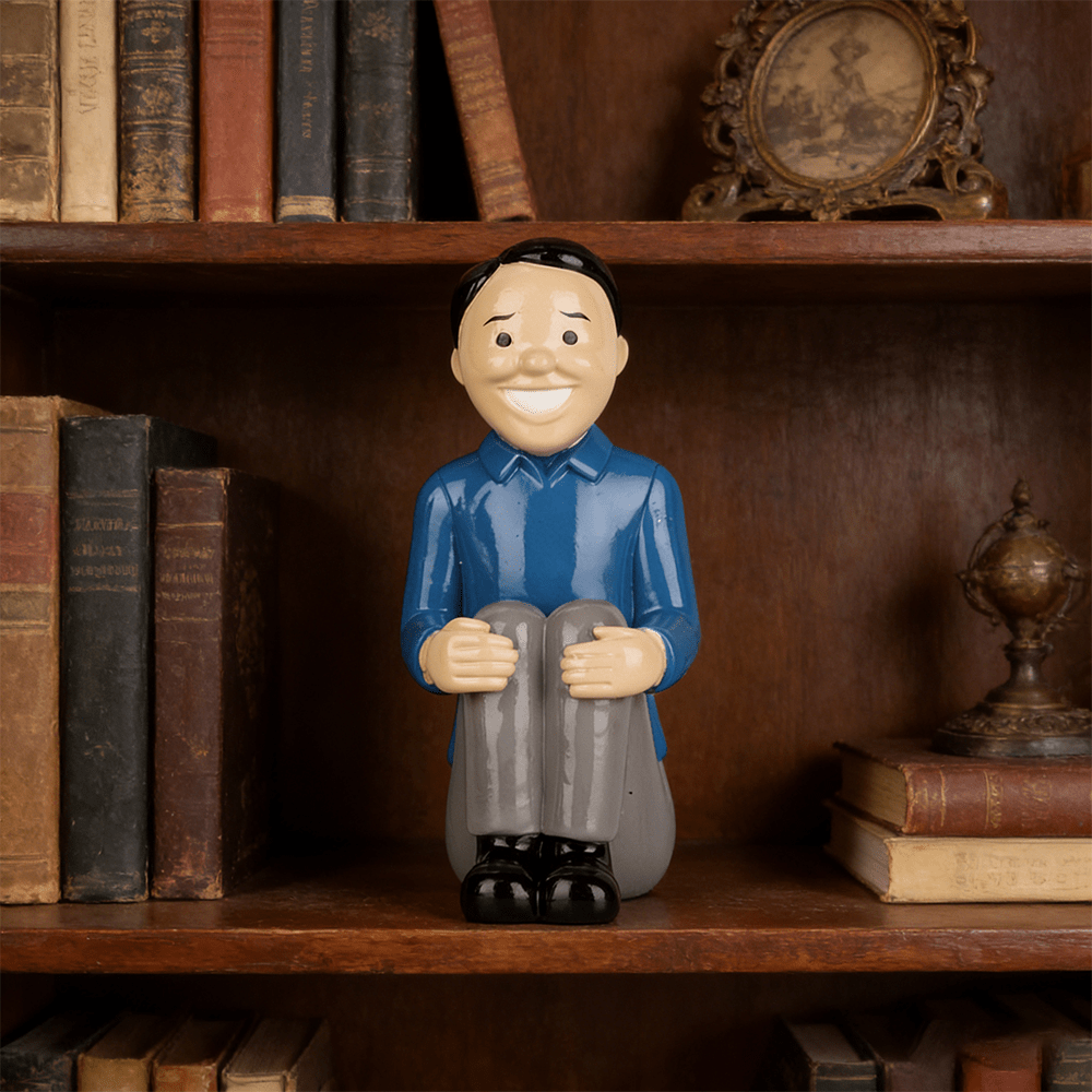 Tnessential Funny Resin Figurine Kneeling Embrace 3D Decor