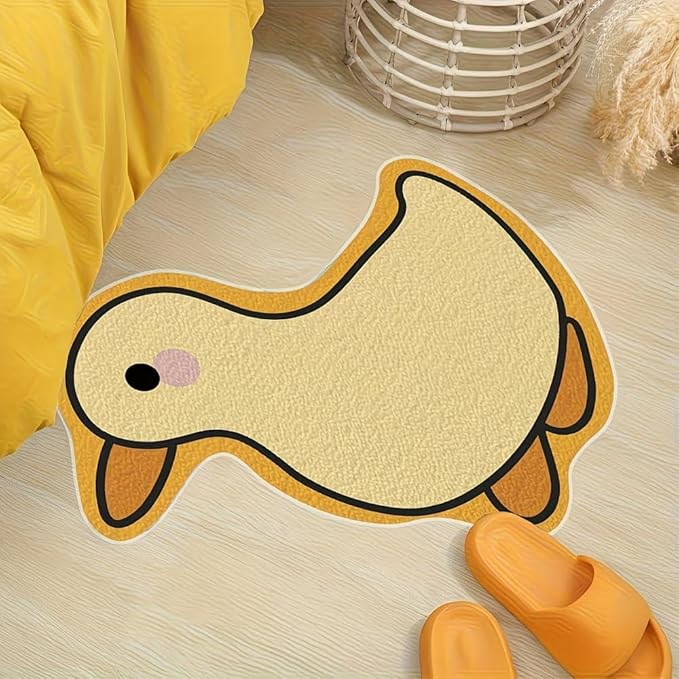 CUTE YELLOW DUCK RUG