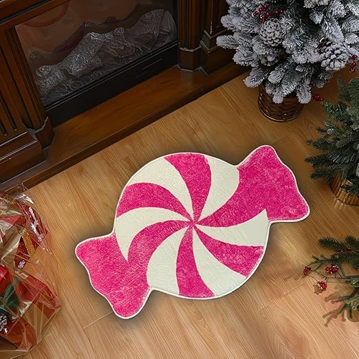 PINK CANDY SWIRL RUG