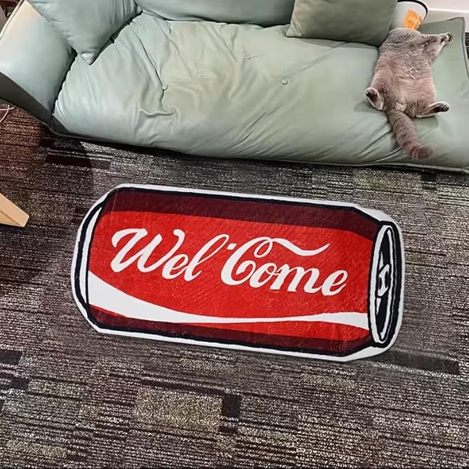 SODA CAN WELCOME RUG