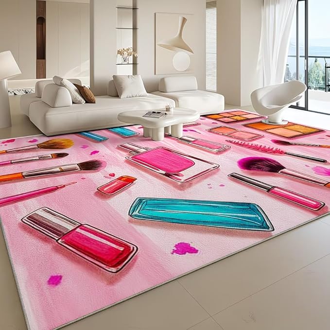 PINK MAKEUP RUG
