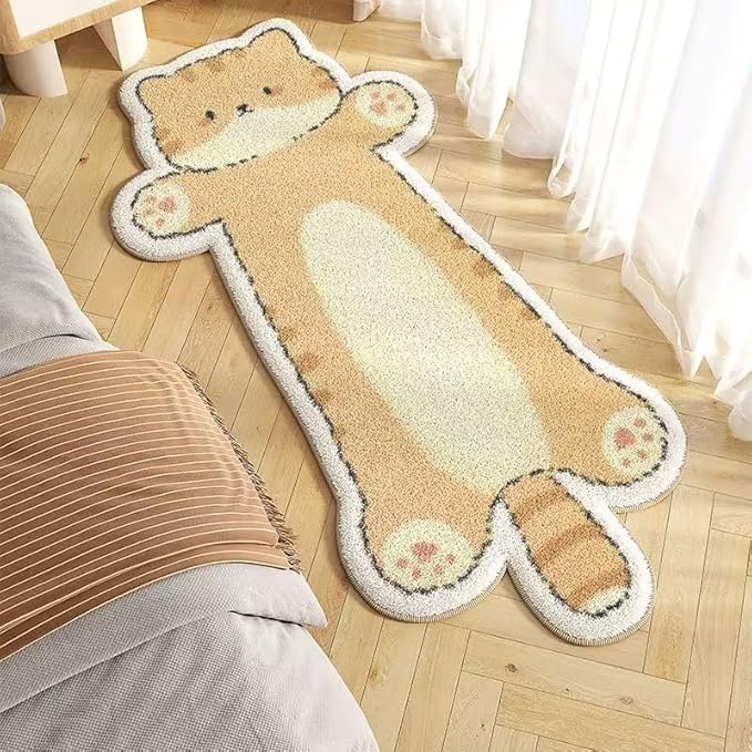 CUTE CAT BODY RUG