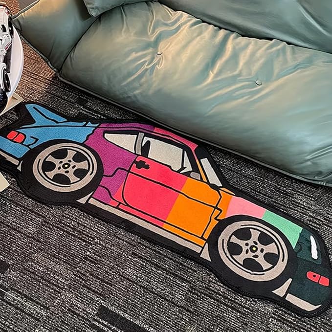 TRENDY RACING CAR RUG