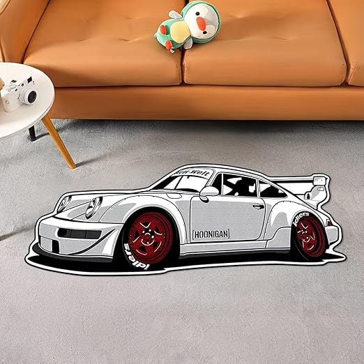 AESTHETIC COOL RACING CAR RUG
