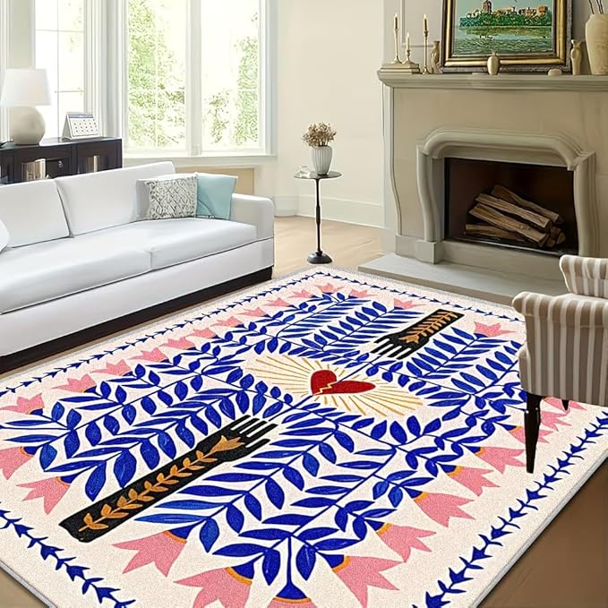 HEART ABSTRACT RUG