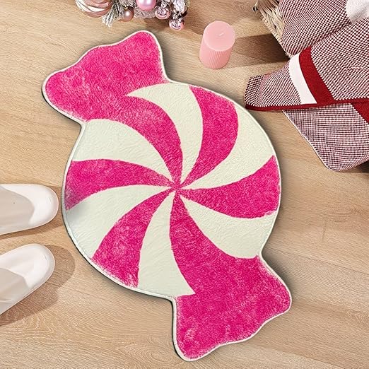 PINK CANDY SWIRL RUG