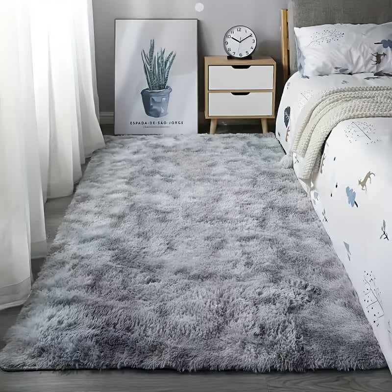 GREY TIE-DYE RUG view 9
