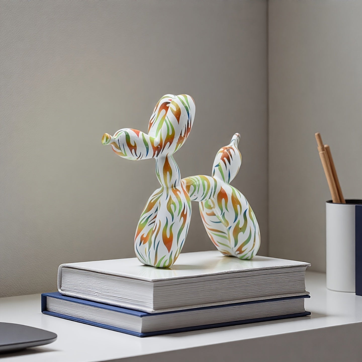 Tnessential Collectible Figurines Medium Size Colorful Flame 3D Decor