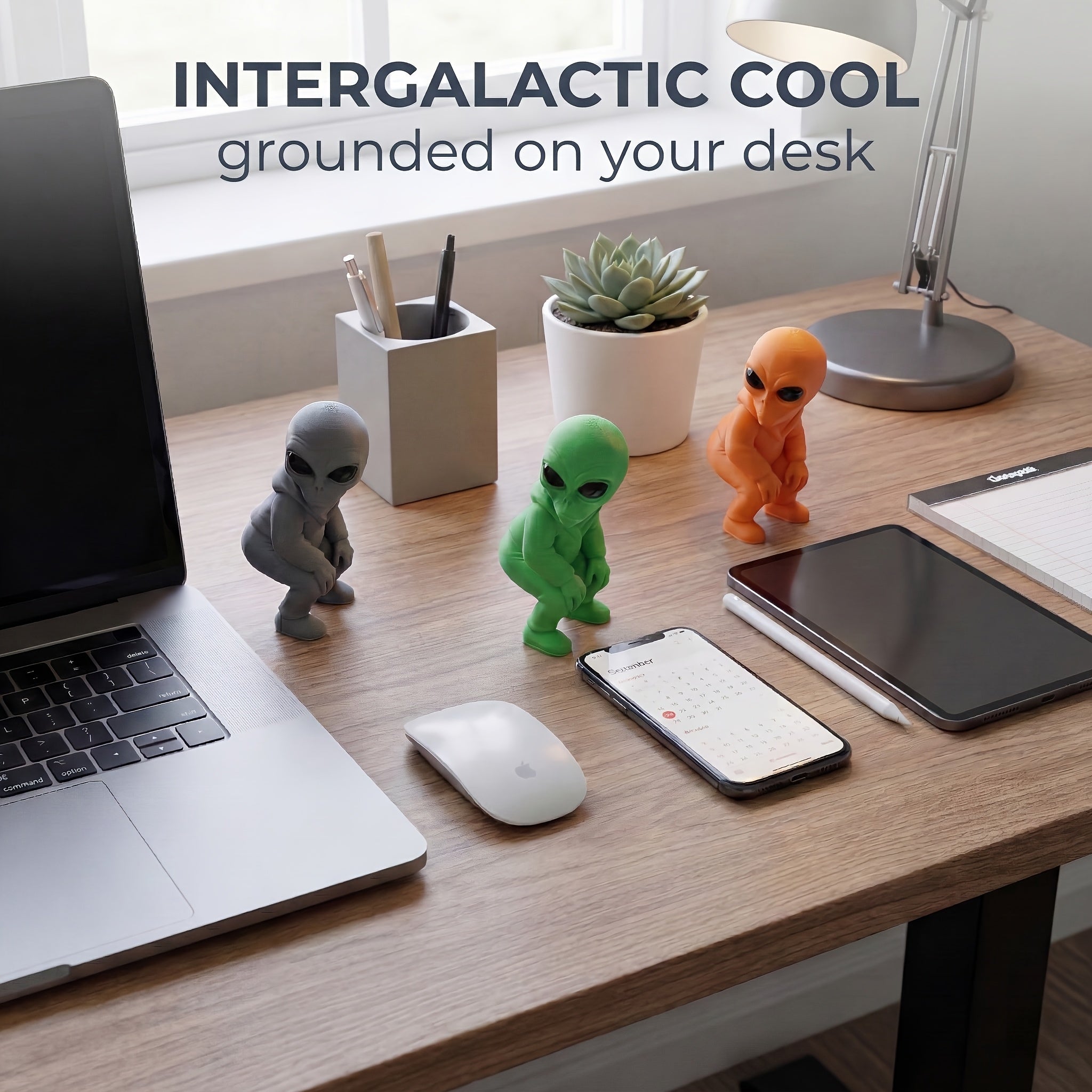 Tnessential Twerking Alien Figurine Funny 3D Decor