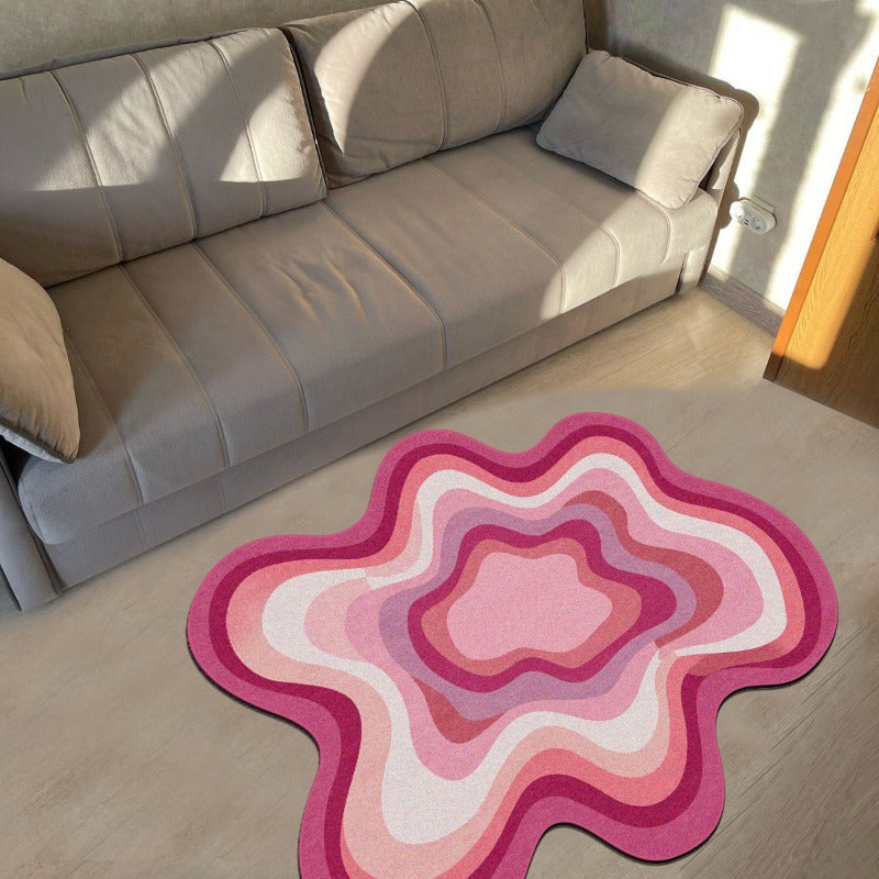 PINK IRREGULAR 9 RUG view 5