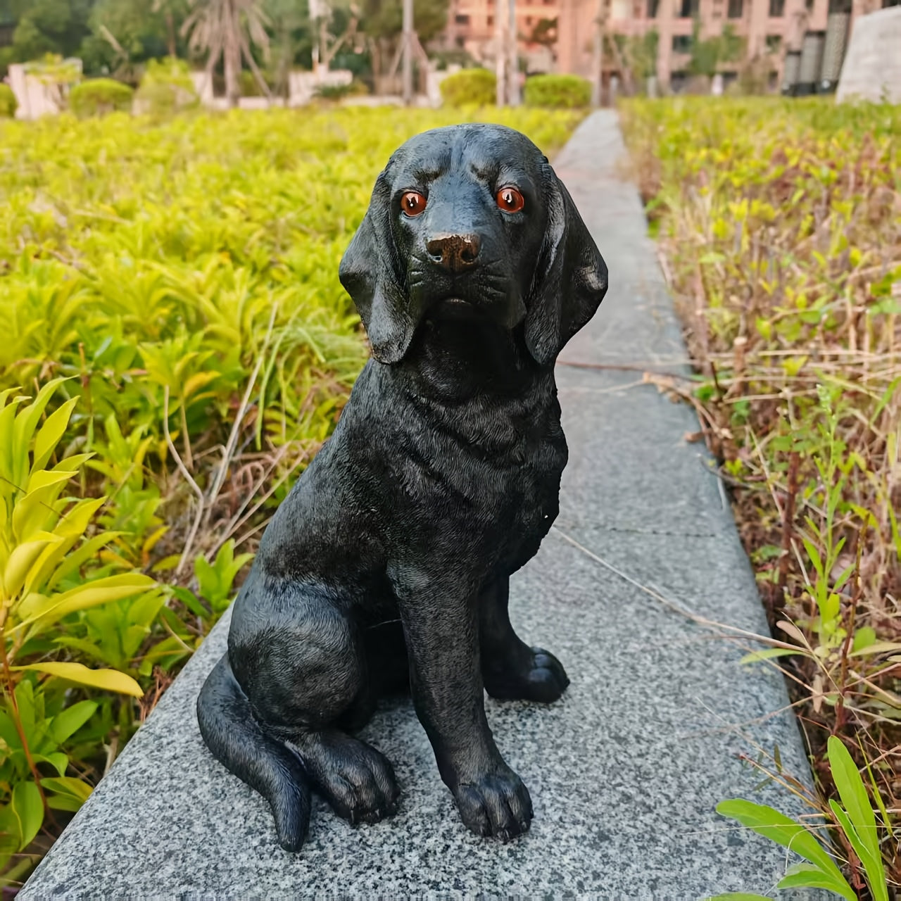 Tnessential Large English Foxhound Statue 3D Decor