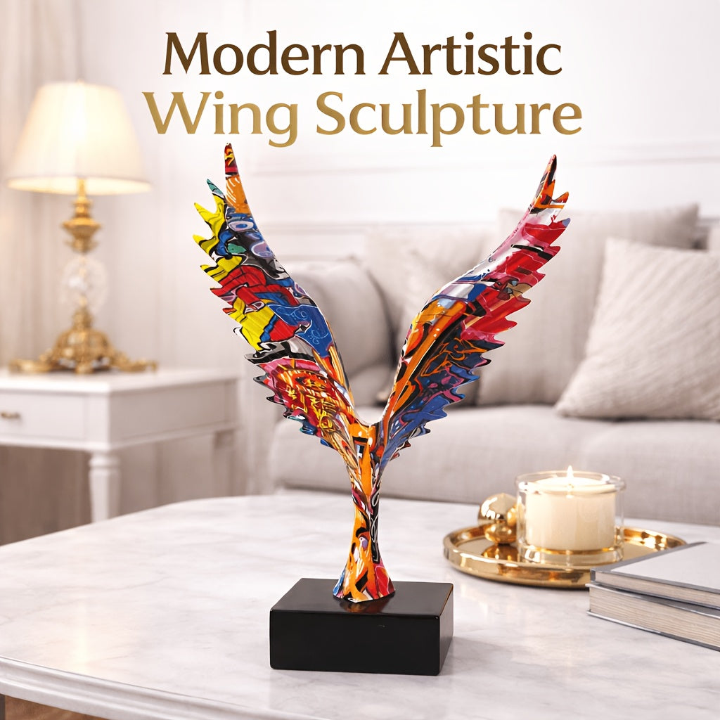 Tnessential Creative Graffiti Resin Phoenix Sculpture 3D Decor