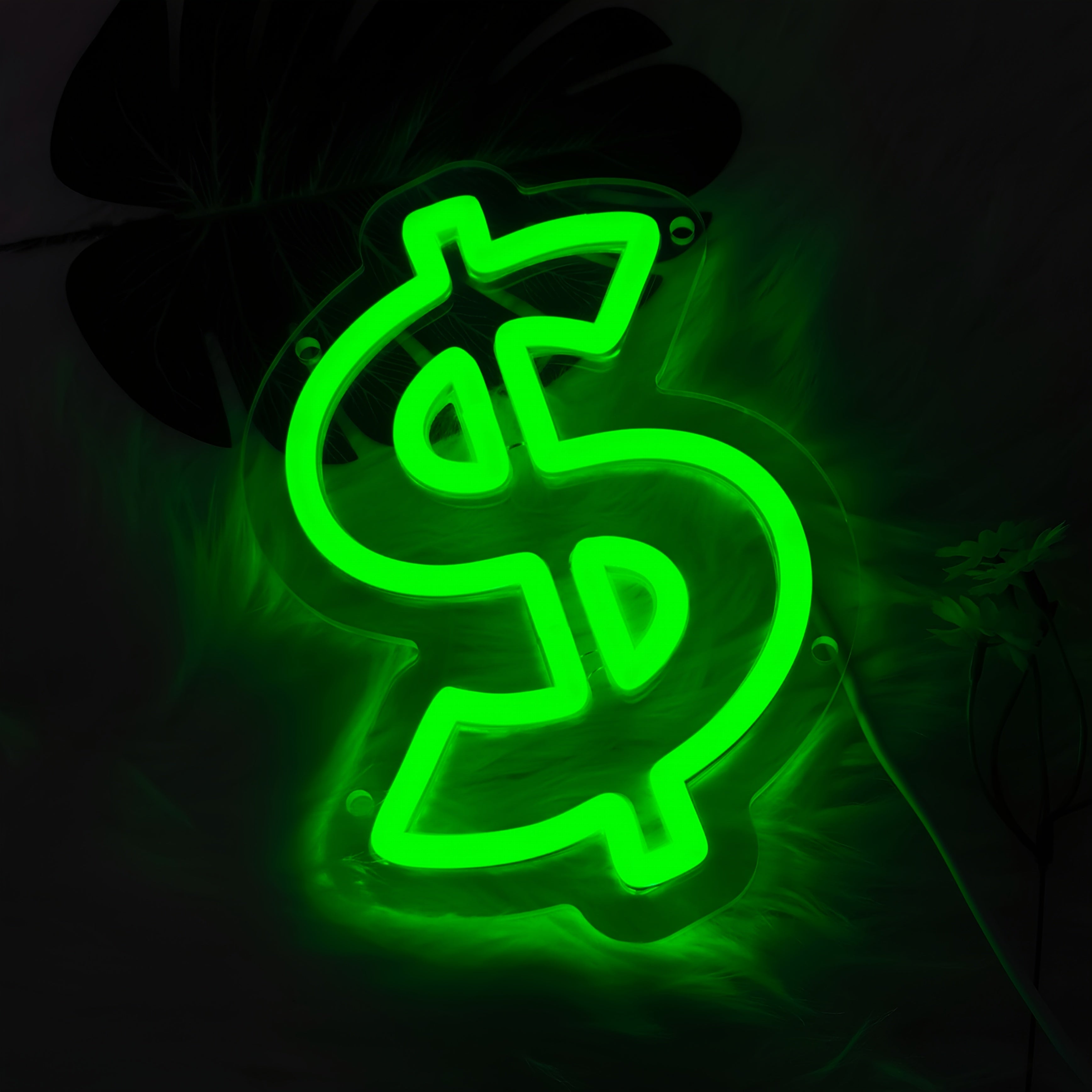 Tnessential LIUYANG Dollar $ Neon Sign LED Wall Art 3D Decor