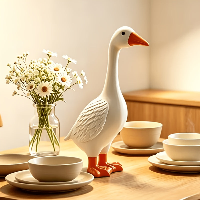 Tnessential Outdoor Goose Garden Statue 3D Decor