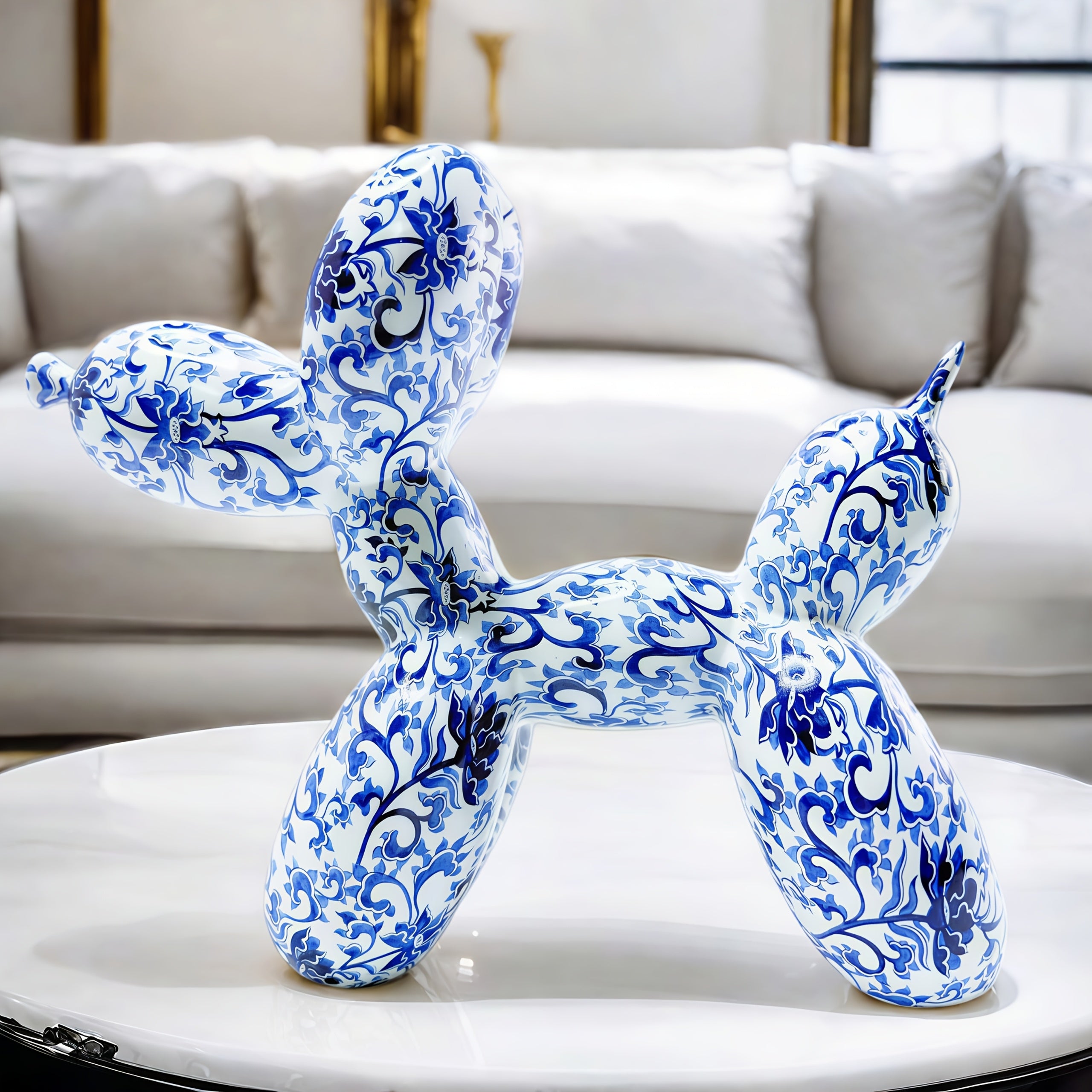 Tnessential Creative and Cute Balloon Dog Resin Crafts 3D Decor