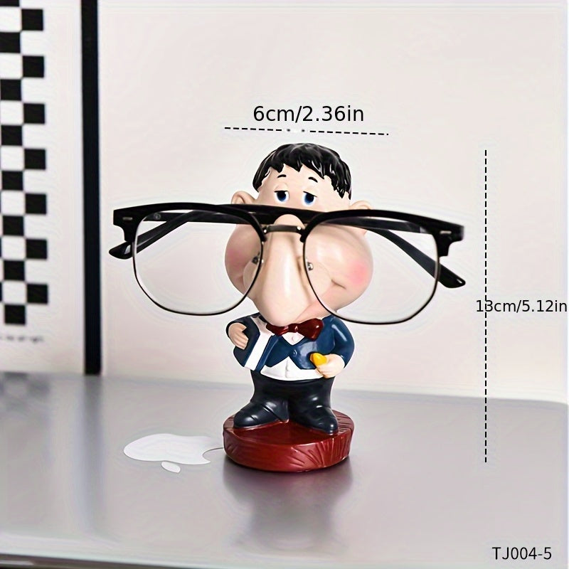 Tnessential Collectible Figurines 1pc Cute Teacher Glasses Holder Stand 3D Decor