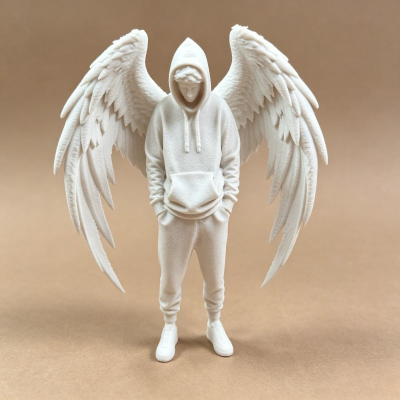 Tnessential Printed Stylish Angel Small Statue Ornament 3D Decor