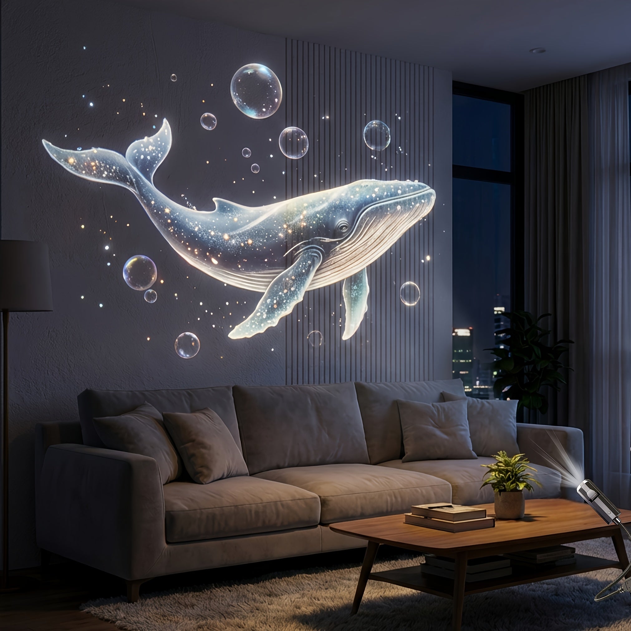 Tnessential Deep-sea Ocean Projection Light 3D Decor