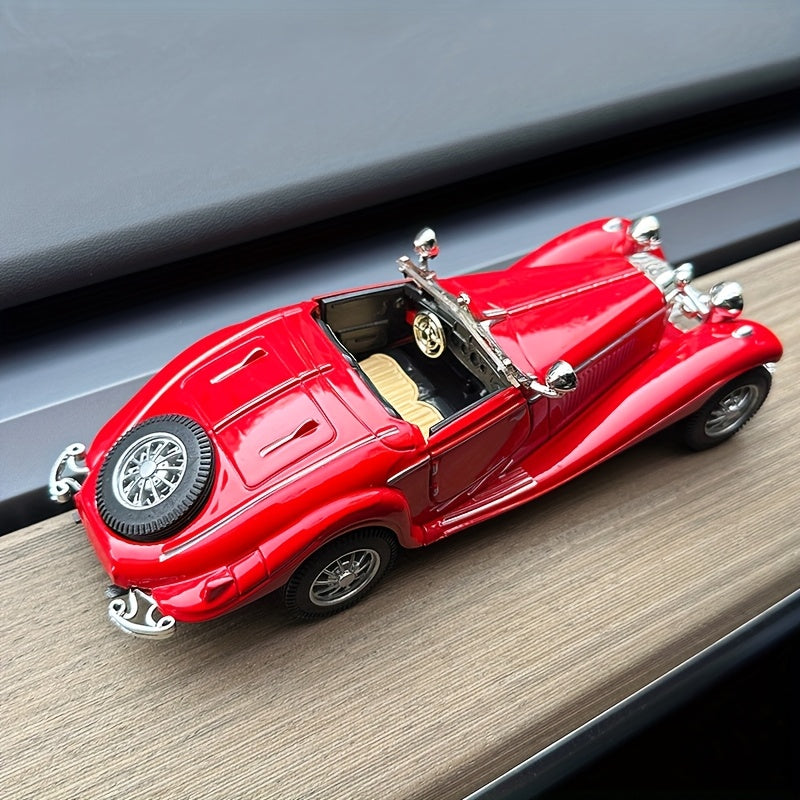 Tnessential Simulation 1:28 Alloy Retro Car Ornaments Artwork 3D Decor