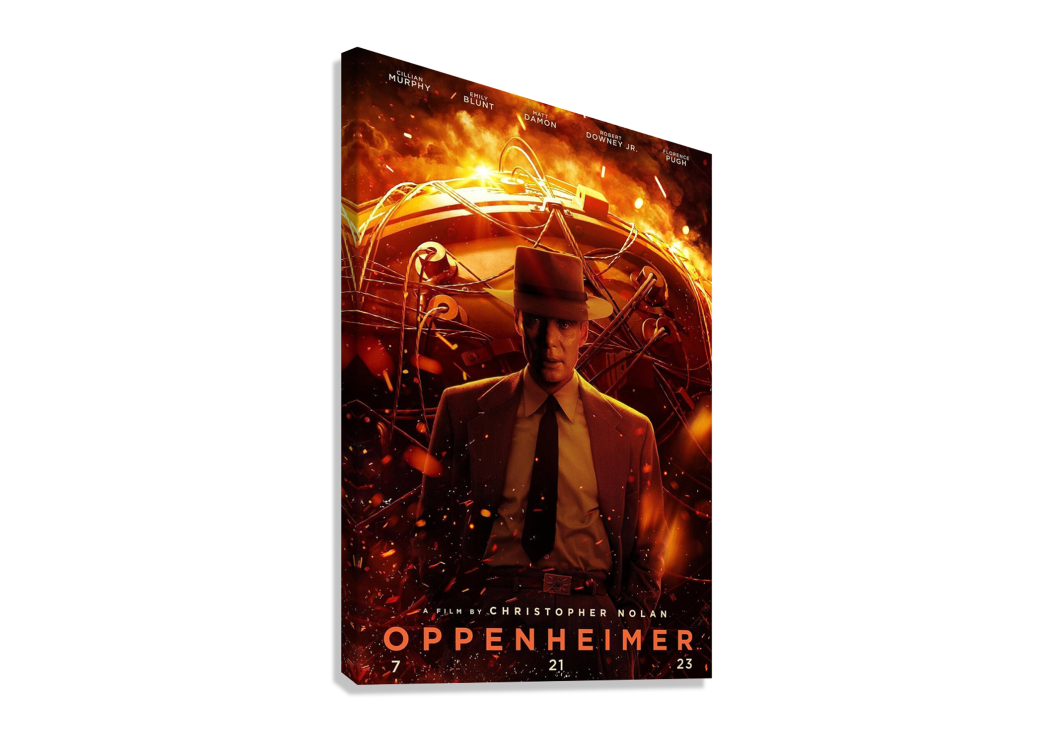 OPPENHEIMER MOVIE CANVAS POSTER