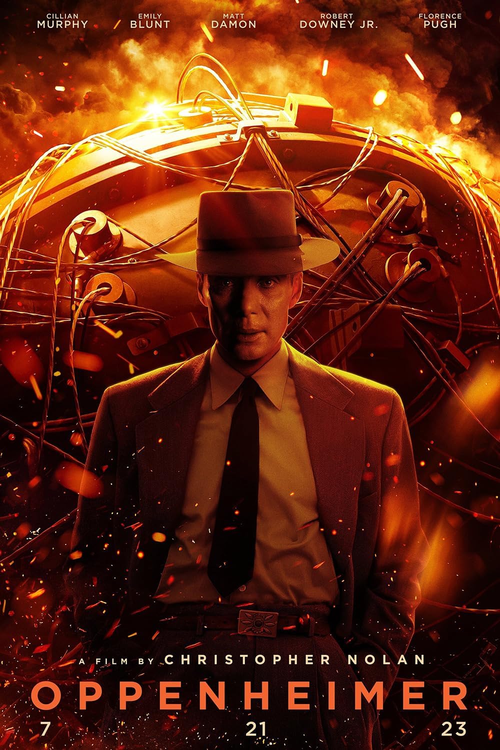 OPPENHEIMER MOVIE CANVAS POSTER