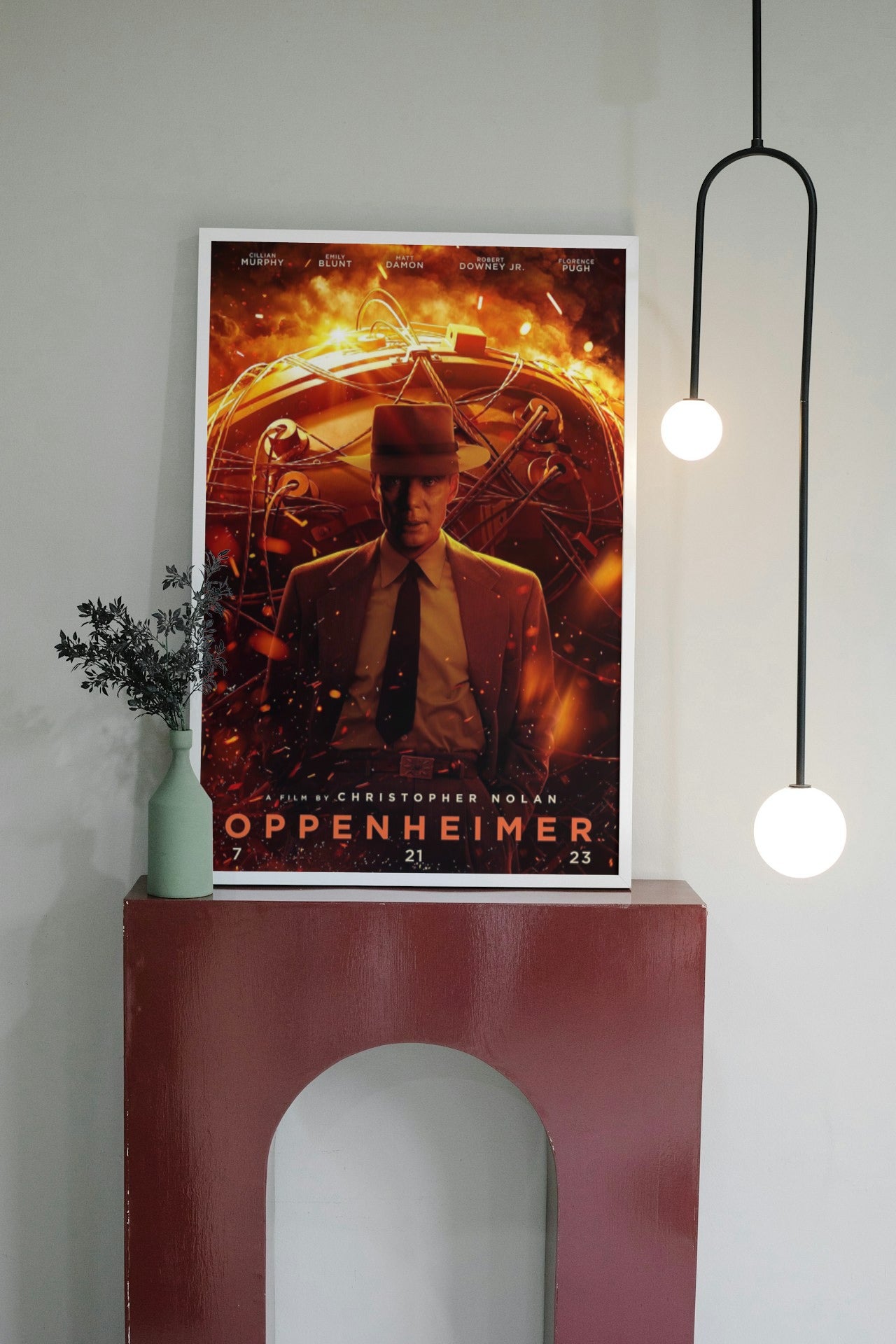 OPPENHEIMER MOVIE CANVAS POSTER