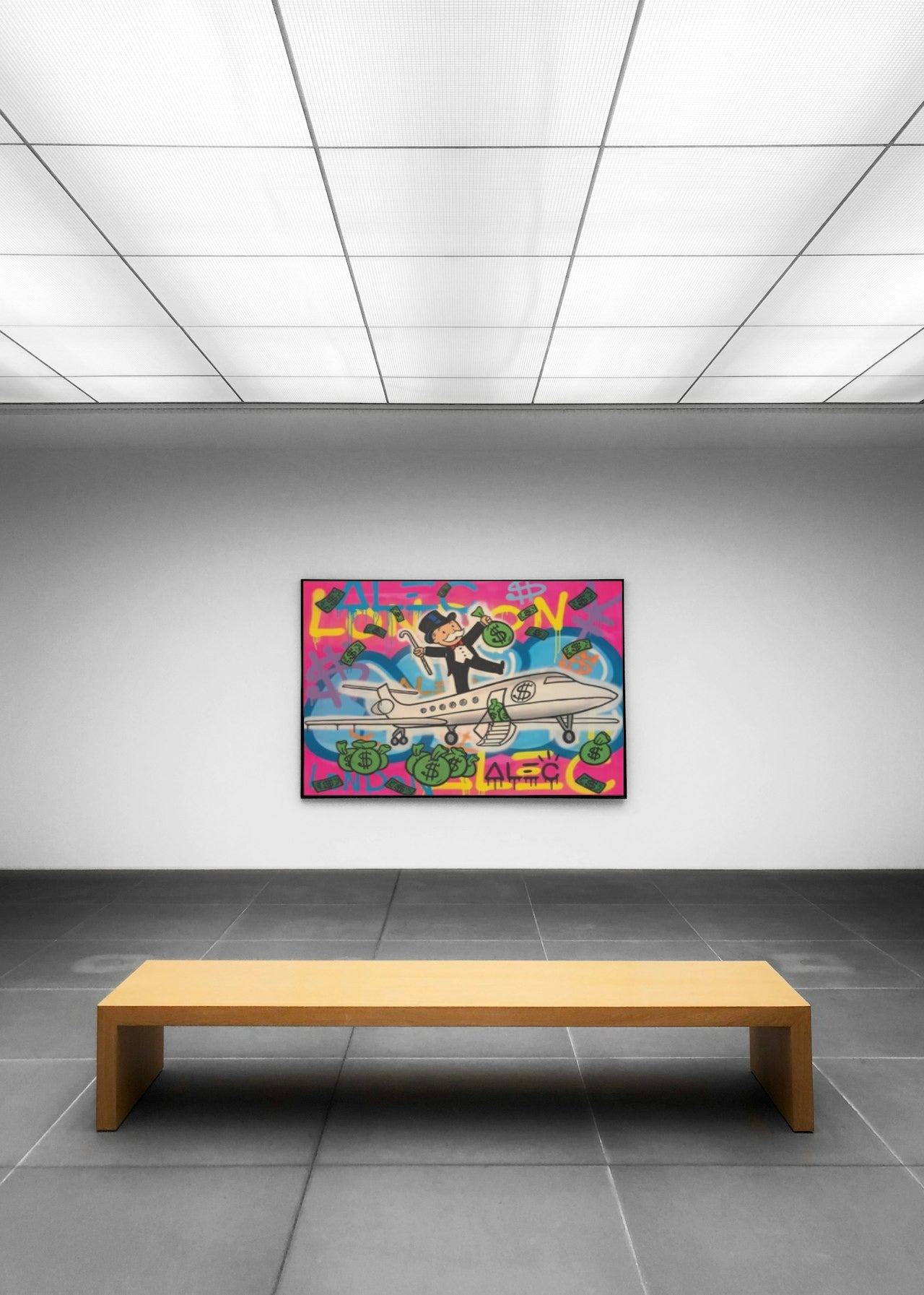 MONOPOLY AIRLINE CANVAS POSTER