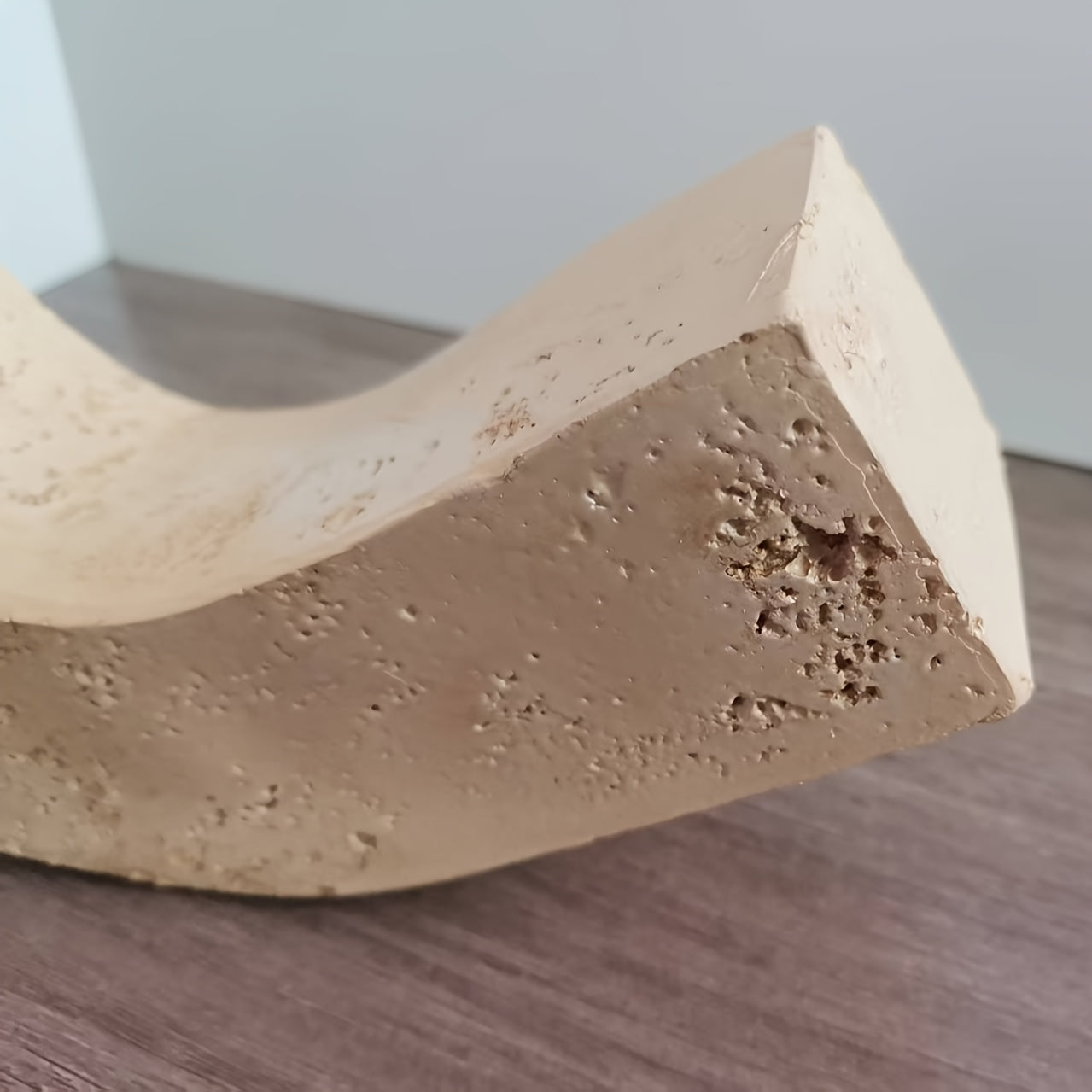 Tnessential Wabi-sabi Style Geometric Resin Sculpture 3D Decor