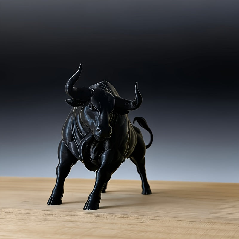 Tnessential Vintage Bull Statue as a Ornament 3D Decor