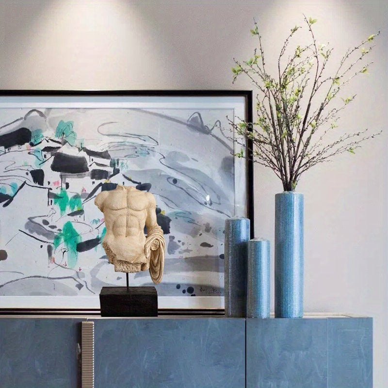 Tnessential Inch Greek Roman Torso Sculpture 3D Decor