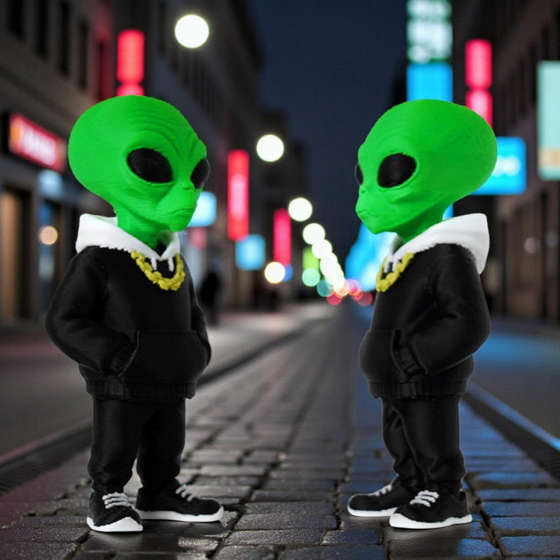 Tnessential Printed Alien Decorative Ornament 3D Decor