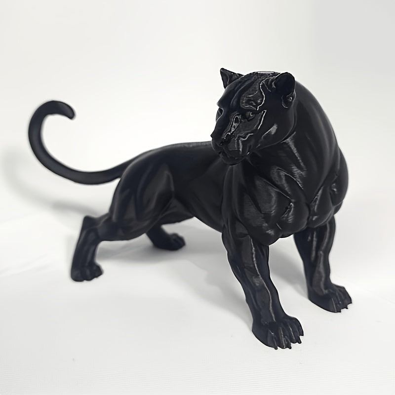 Tnessential Majestic Strong Black Panther Statue Ornament 3D Decor