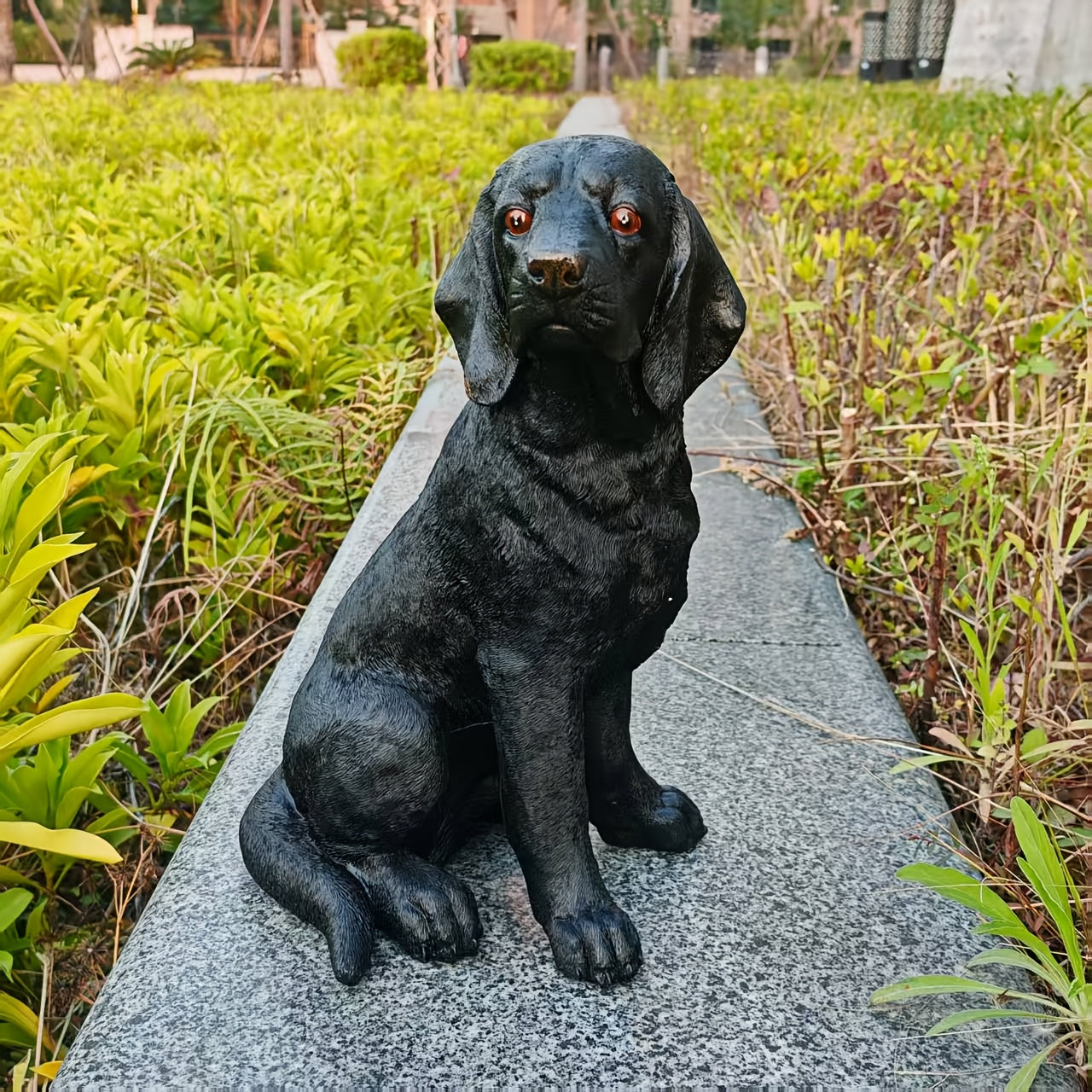 Tnessential Large English Foxhound Statue 3D Decor