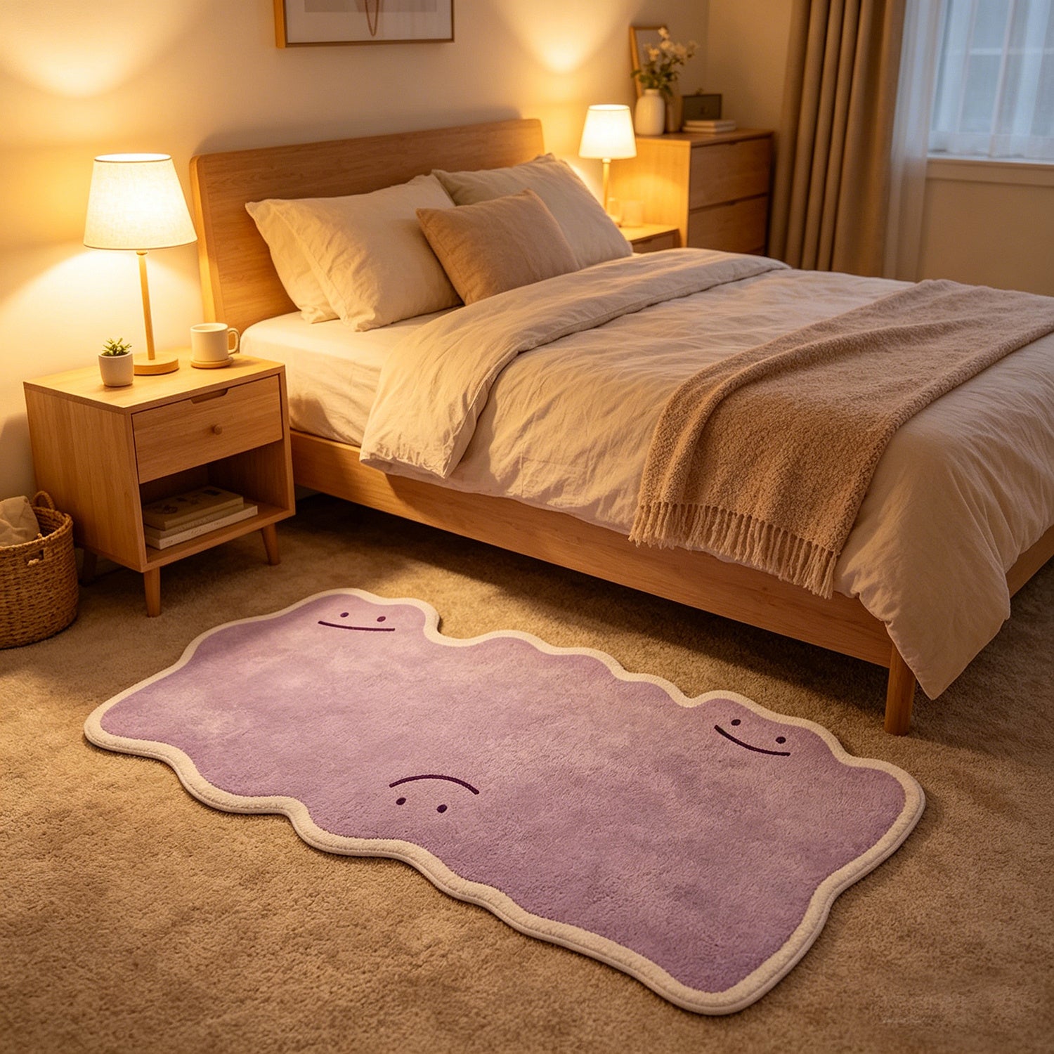 PURPLE IRREGULAR RUG view 6