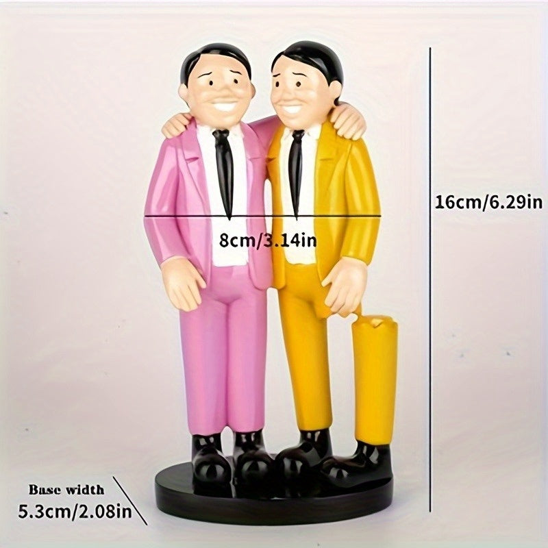 Tnessential Creative Dual Figurine 3D Decor