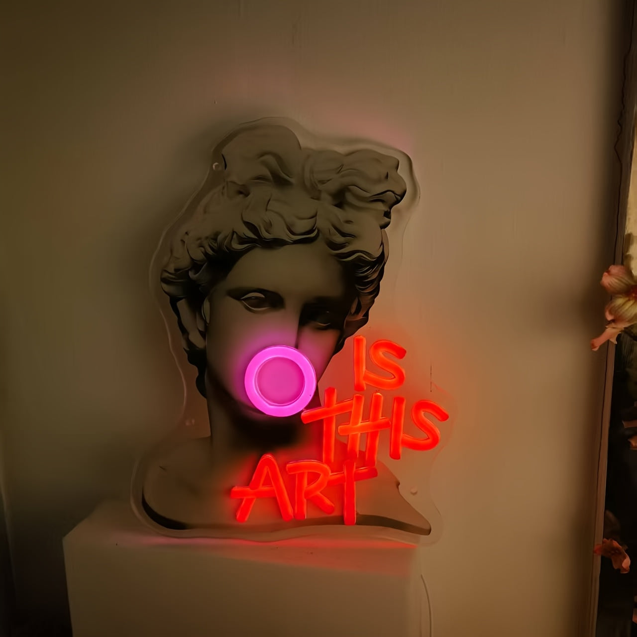 Tnessential IS THIS ART UV Printed LED Neon Sign 3D Decor